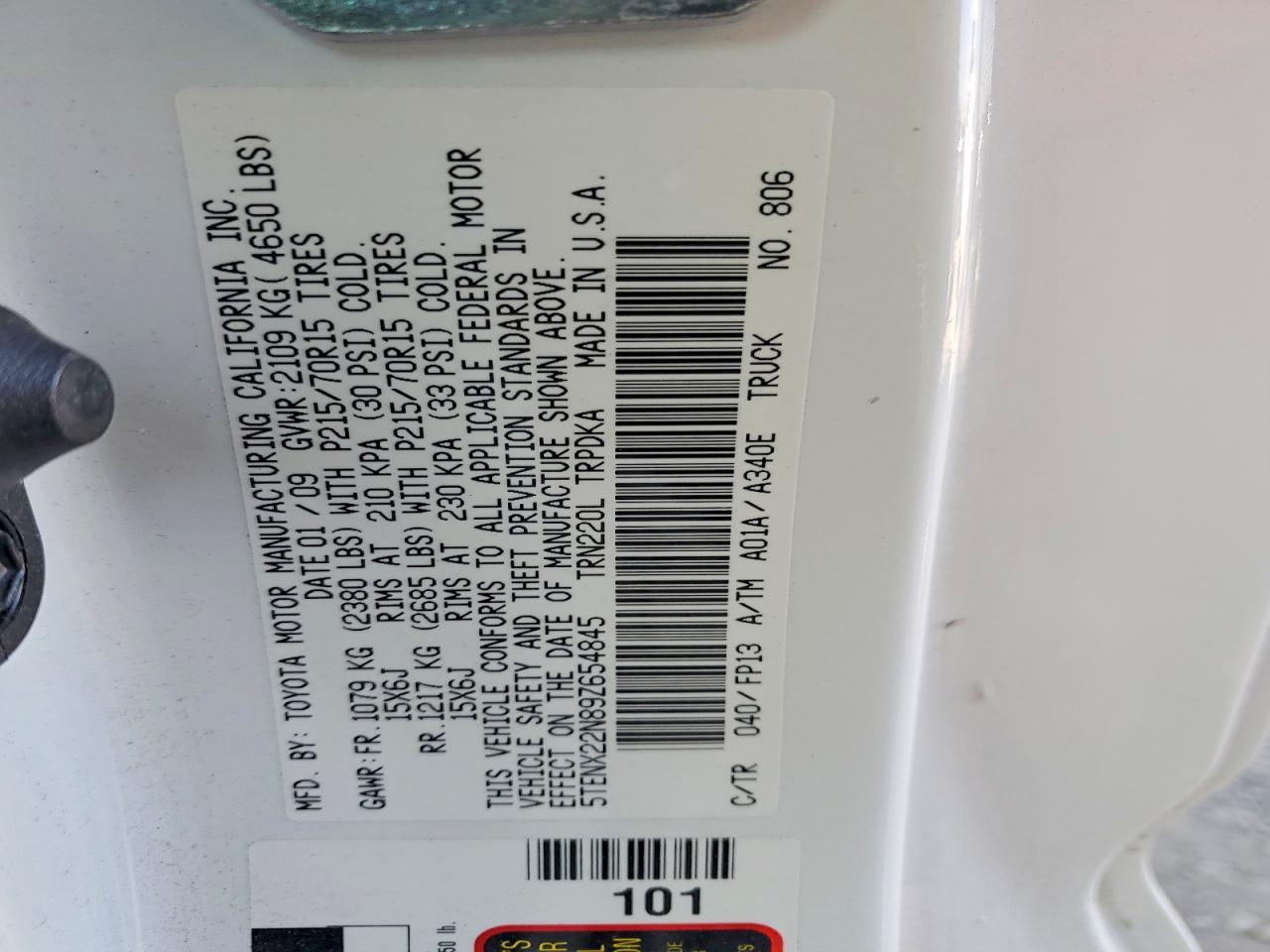 2009 Toyota Tacoma Base