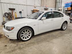 Salvage cars for sale from Copart Mcfarland, WI: 2006 BMW 750 i
