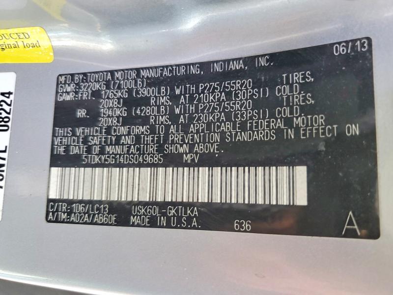 2013 Toyota Sequoia Limited