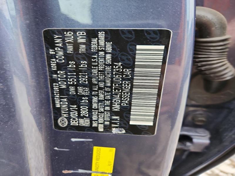 2015 Hyundai Genesis 3.8l