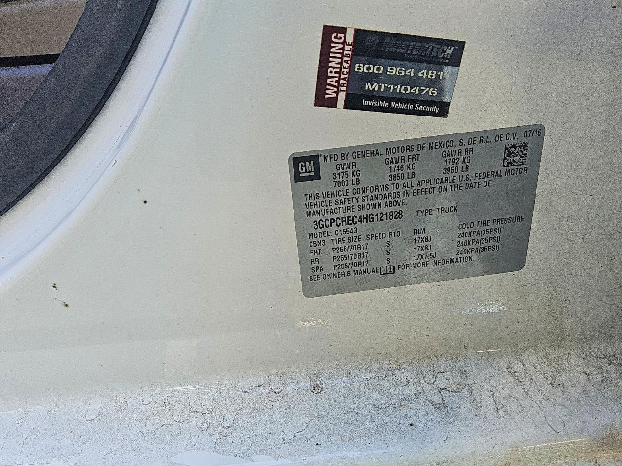 2017 Chevrolet Silverado C1500 LT