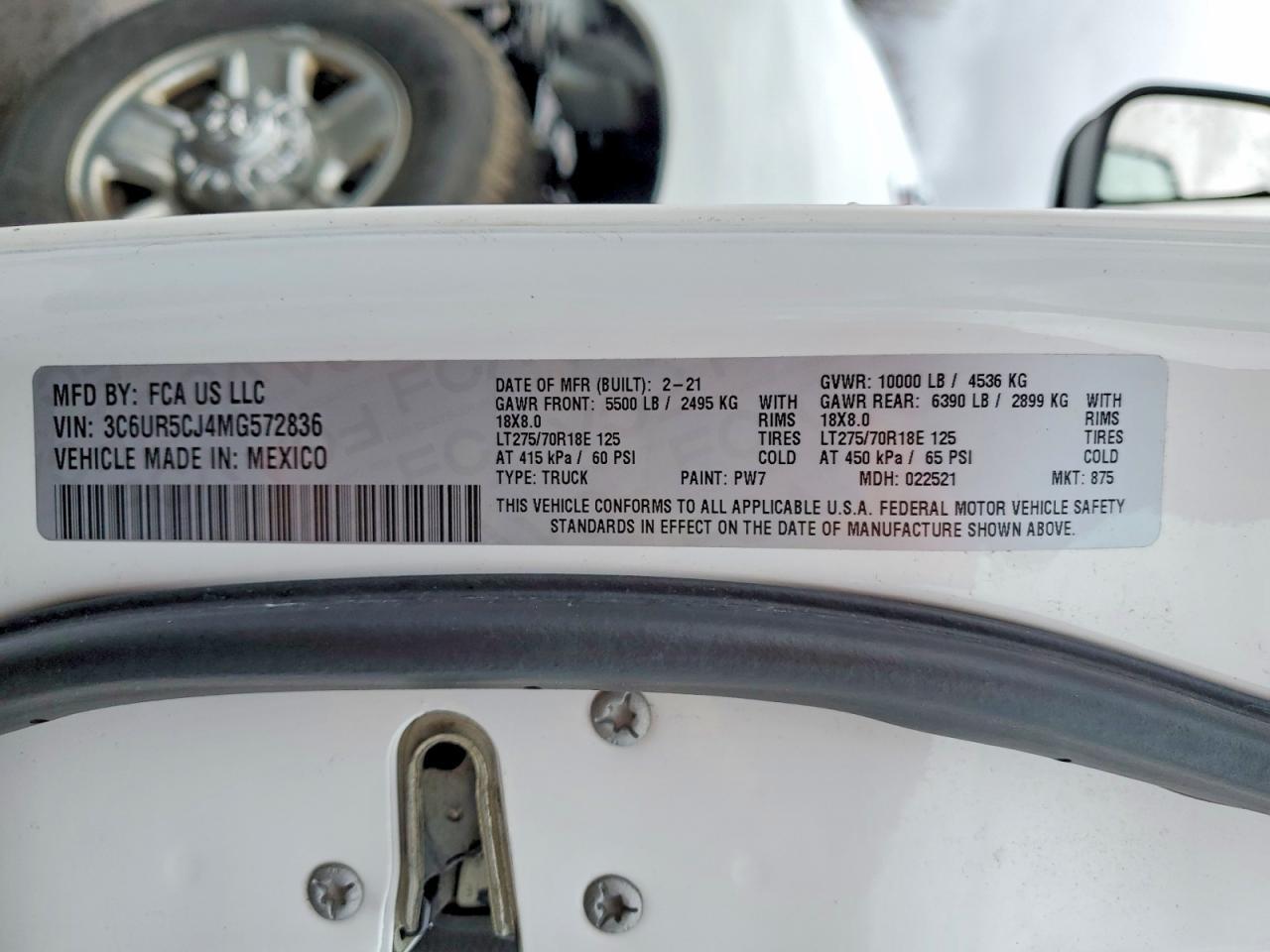 2021 Dodge RAM 2500 Tradesman