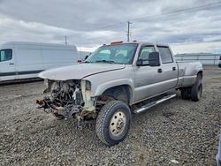 Salvage trucks for sale at Airway Heights, WA auction: 2004 GMC New Sierra K3500