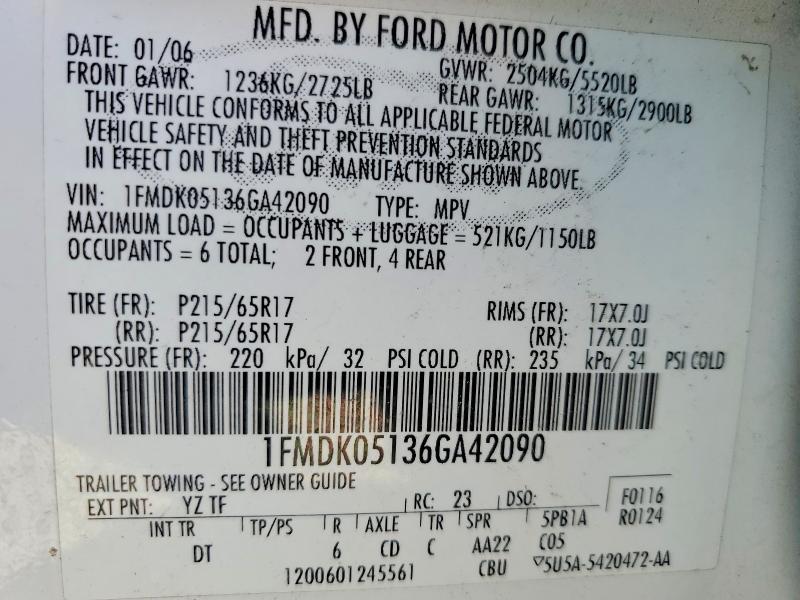 2006 Ford Freestyle sel