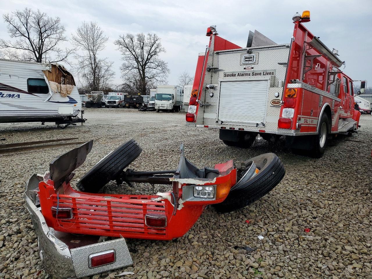 2001 International 4900 Pumper Fire Truck