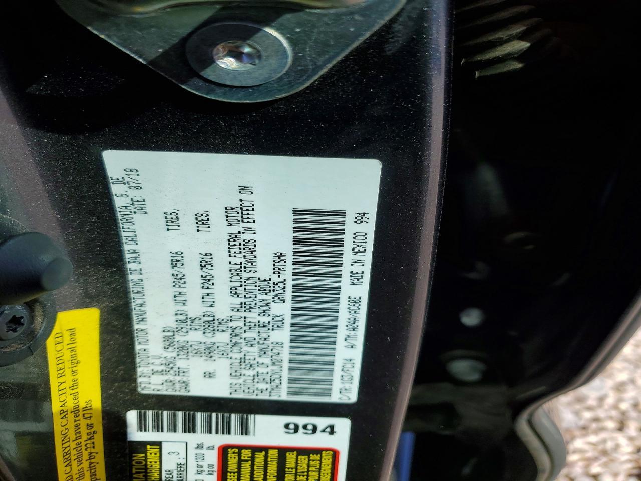 2018 Toyota Tacoma SR5 V6