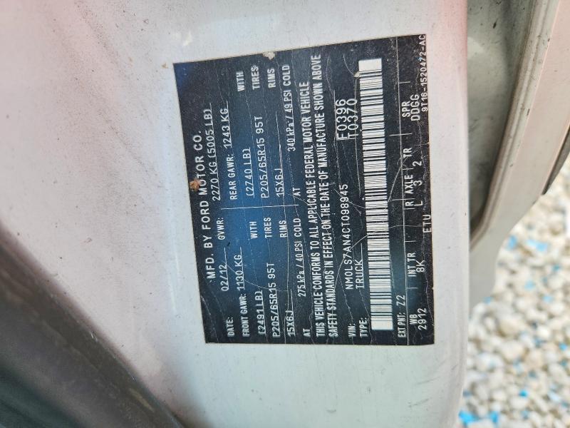 2012 Ford S7B Transit Connect van