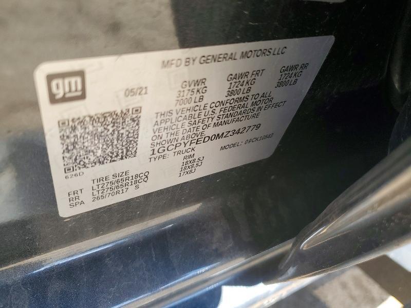 2021 Chevrolet Silverado K1500 LT Trail Boss