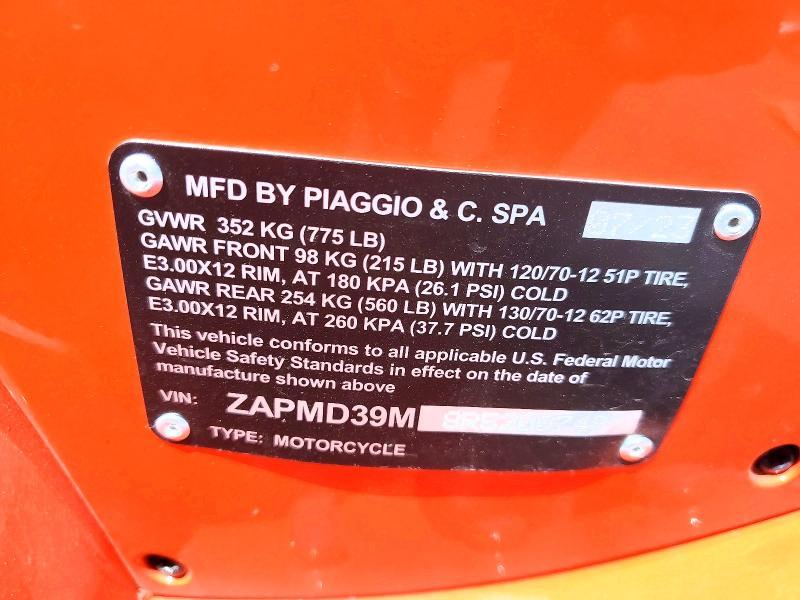 2024 Vespa GTS/SEI Giorni 300