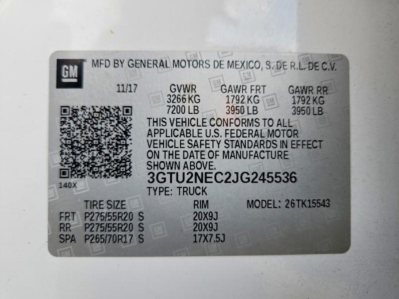 2018 GMC Sierra K1500 SLT