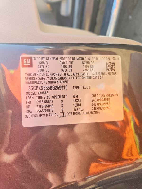 2011 Chevrolet Silverado K1500 LT