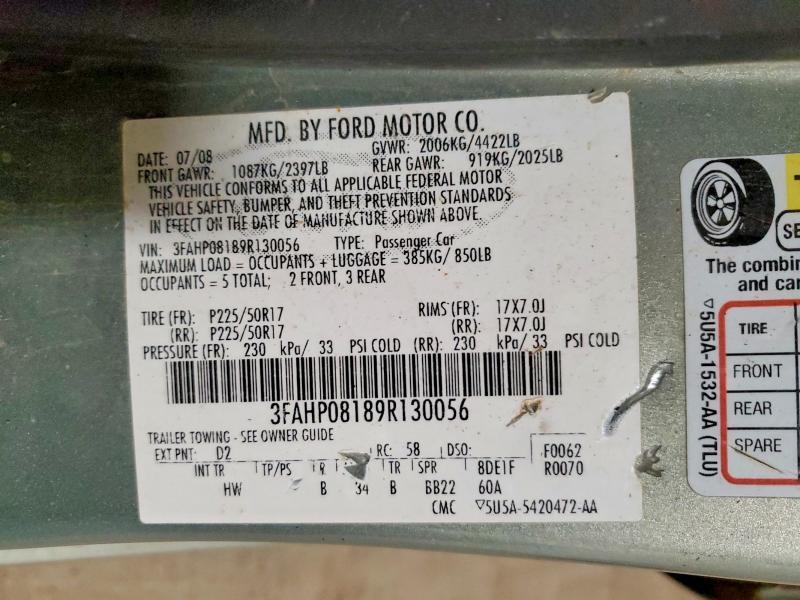2009 Ford Fusion sel