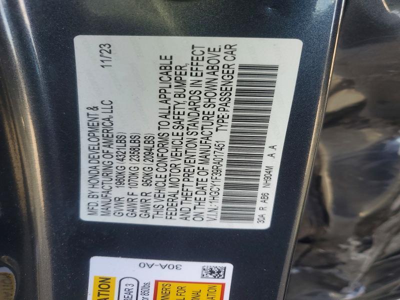 2024 Honda Accord ex