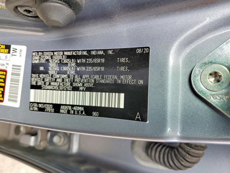 2020 Toyota Highlander Hybrid xle