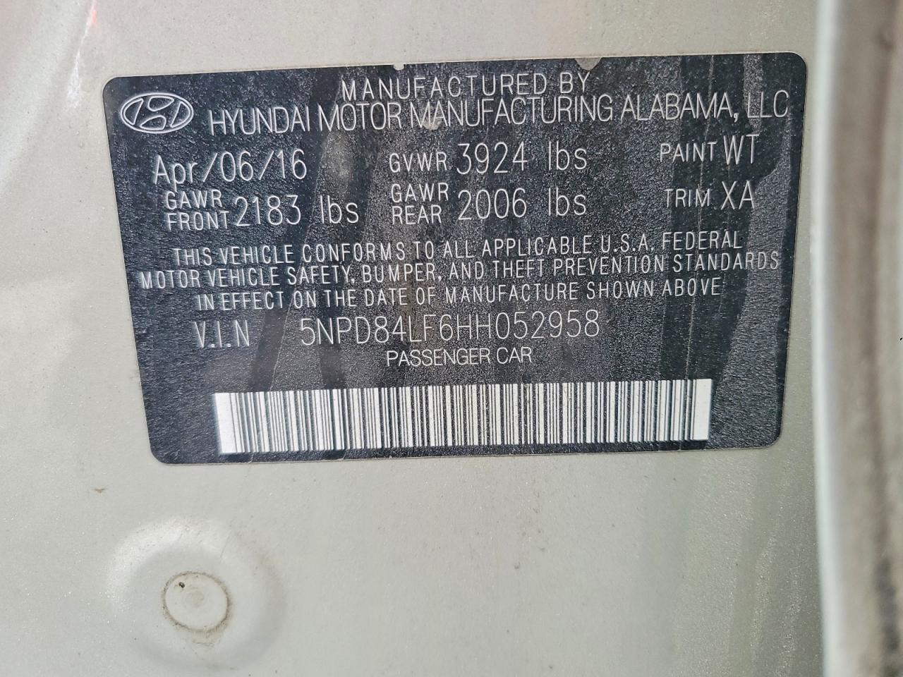 2017 Hyundai Elantra se