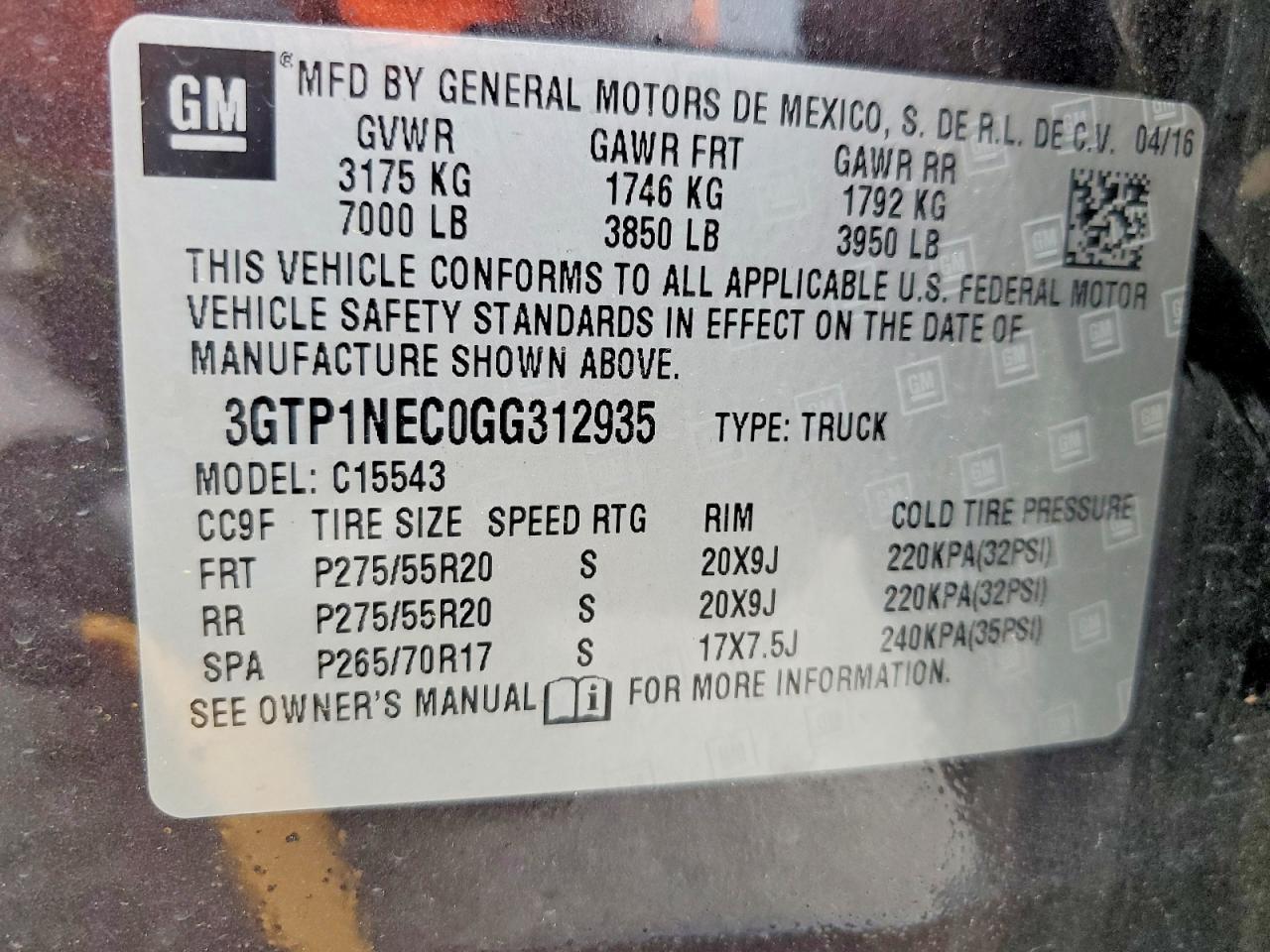 2016 GMC Sierra C1500 SLT