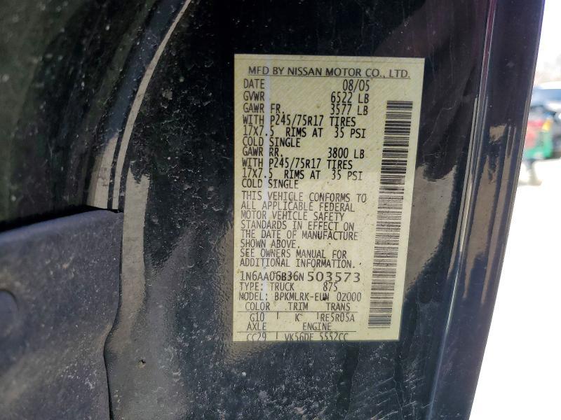 2006 Nissan Titan xe