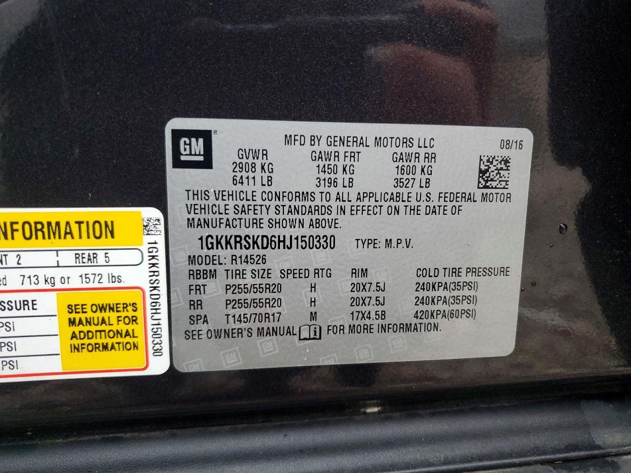 2017 GMC Acadia Limited Slt-2