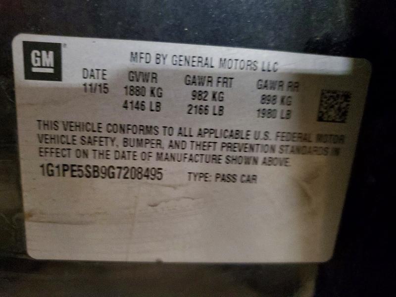 2016 Chevrolet Cruze Limited lt