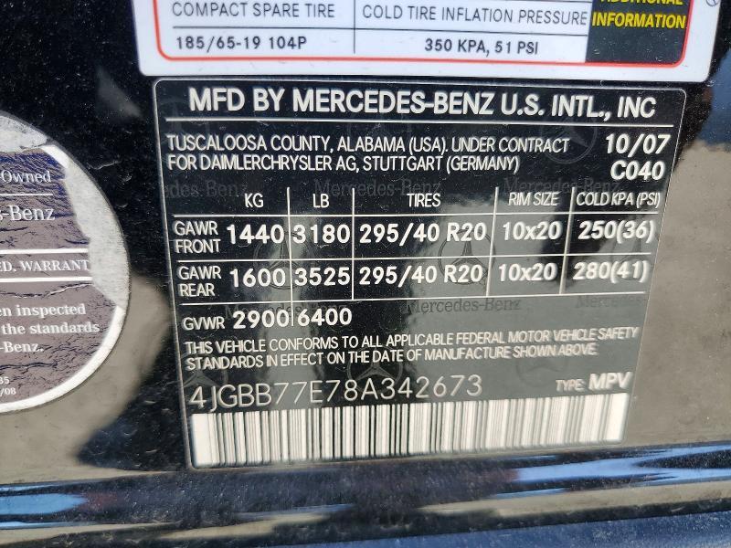 2008 Mercedes-Benz Ml 63 amg