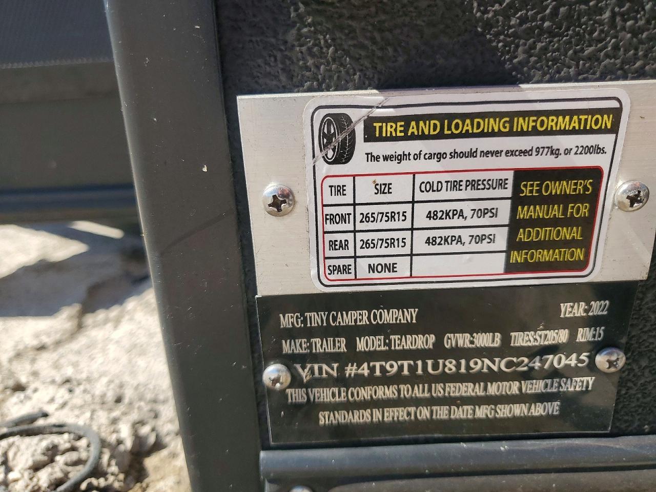 2022 Tini Home Recreational Vehicle (RV)