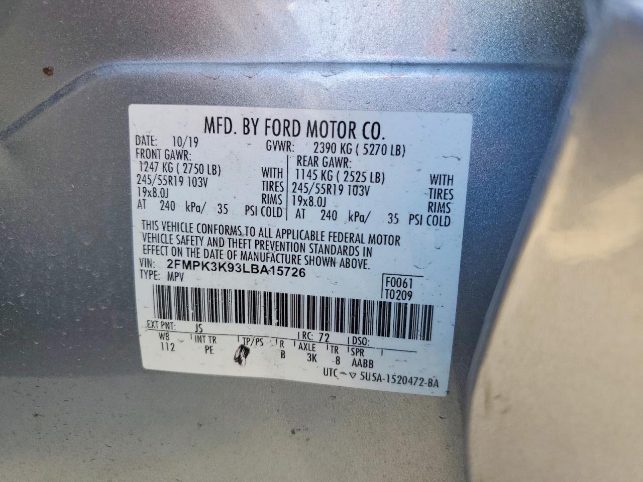 2020 Ford Edge Titanium