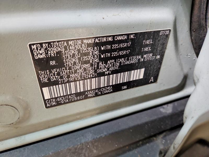2020 Toyota Rav4 xle