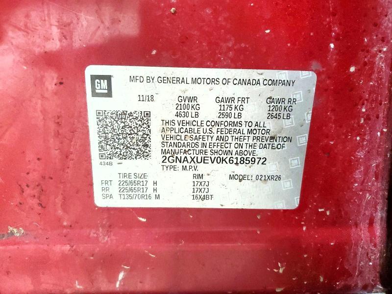 2019 Chevrolet Equinox lt