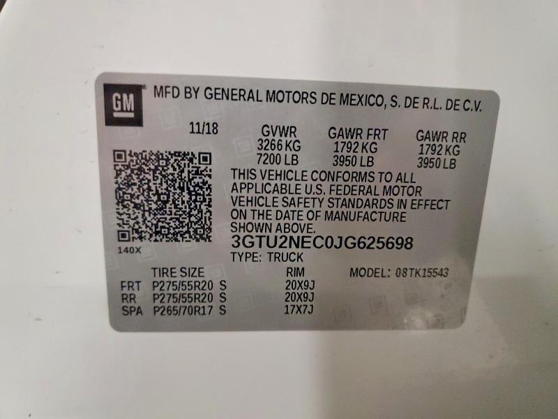 2018 GMC Sierra K1500 SLT