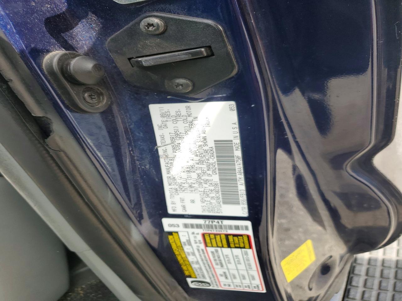 2012 Toyota Tacoma V6