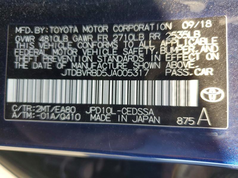 2018 Toyota Mirai Base