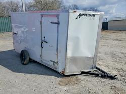 Salvage trucks for sale at Madisonville, TN auction: 2025 Homesteader 12' Enclosed