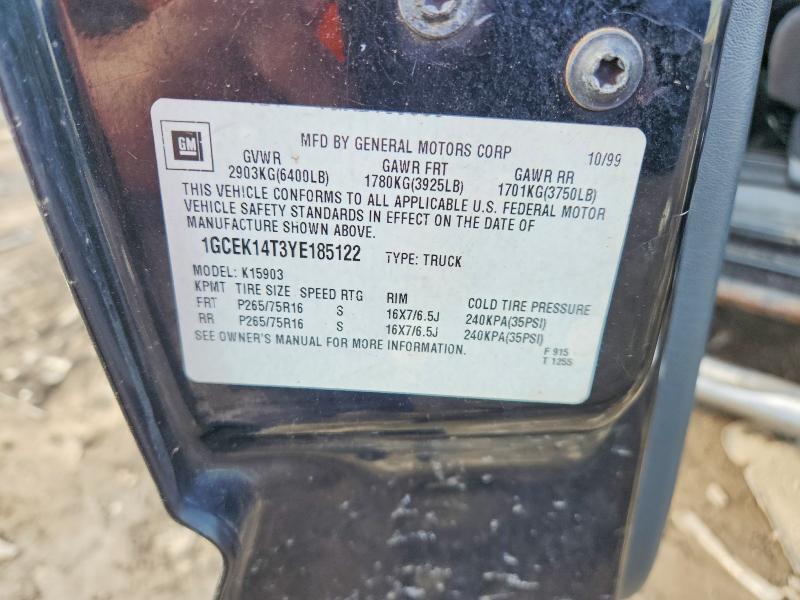 2000 Chevrolet Silverado K1500