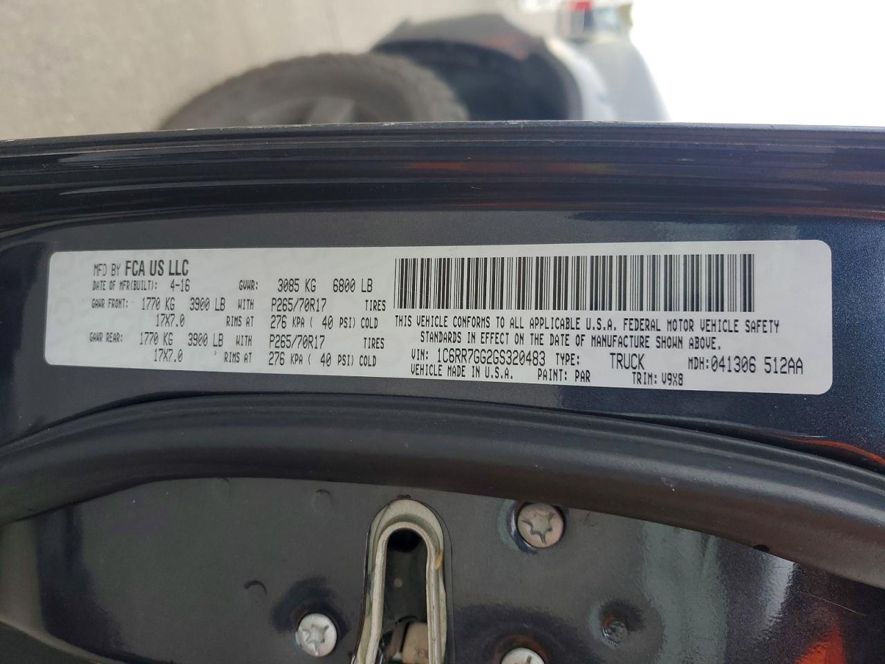 2016 Dodge RAM 1500 SLT