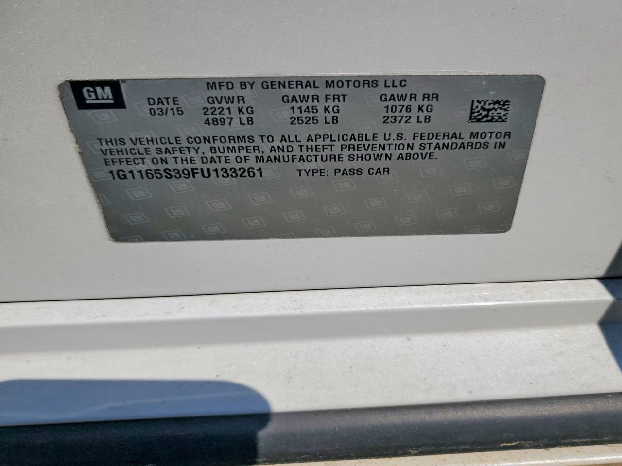 2015 Chevrolet Impala ltz