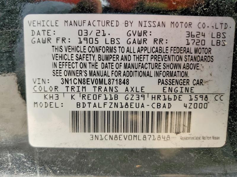 2021 Nissan Versa sv
