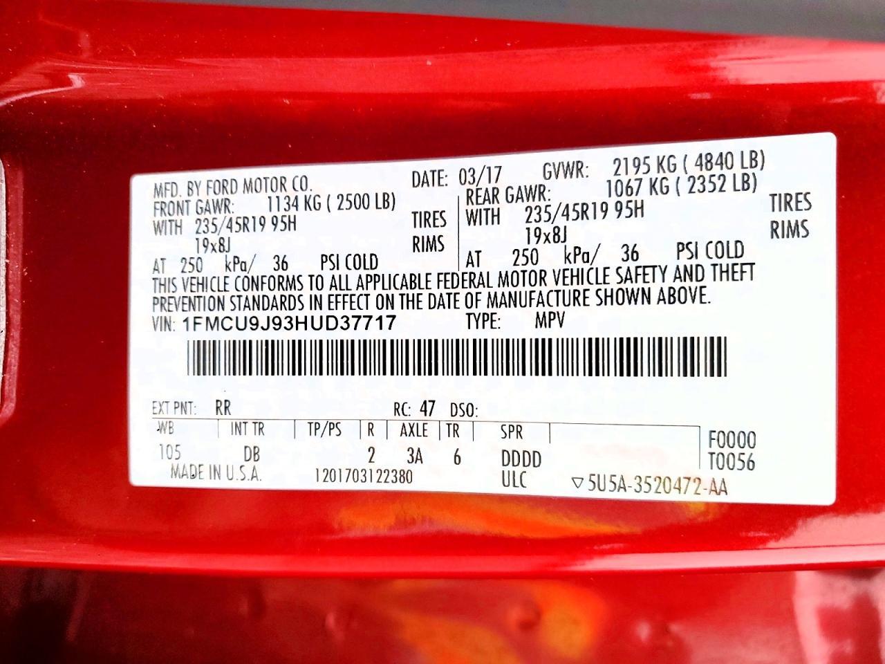 2017 Ford Escape Titanium