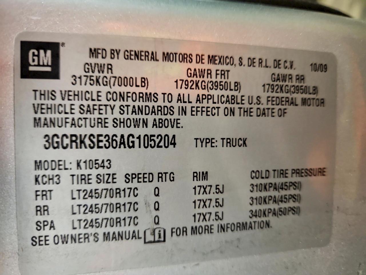 2010 Chevrolet Silverado K1500 LT