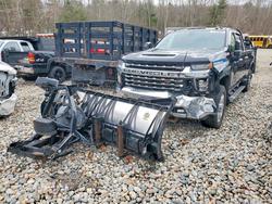 Salvage trucks for sale at West Warren, MA auction: 2020 Chevrolet Silverado K3500 LTZ