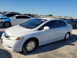 Salvage cars for sale from Copart Homestead, FL: 2011 Honda Civic Hybrid