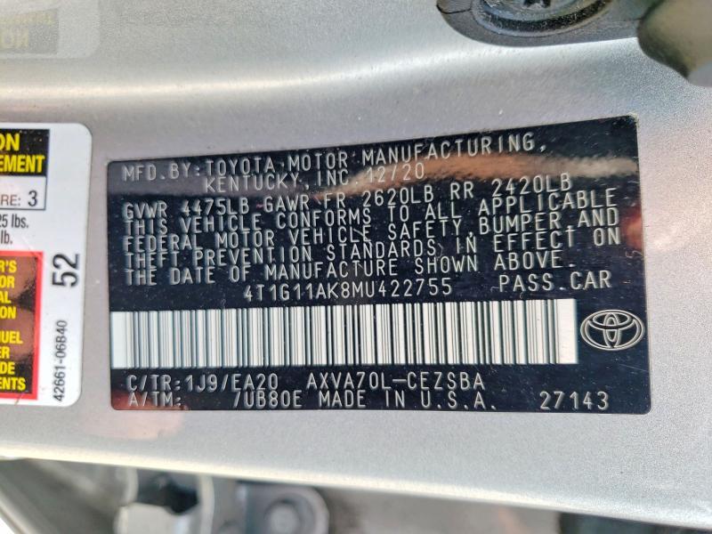 2021 Toyota Camry se