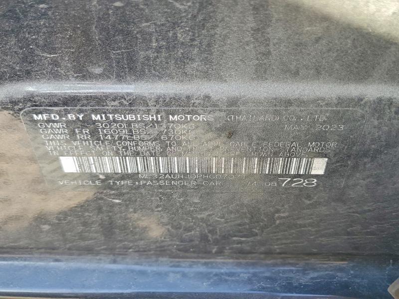 2023 Mitsubishi Mirage es