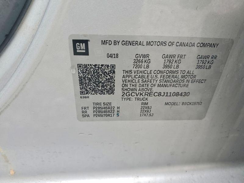 2018 Chevrolet Silverado K1500 LT