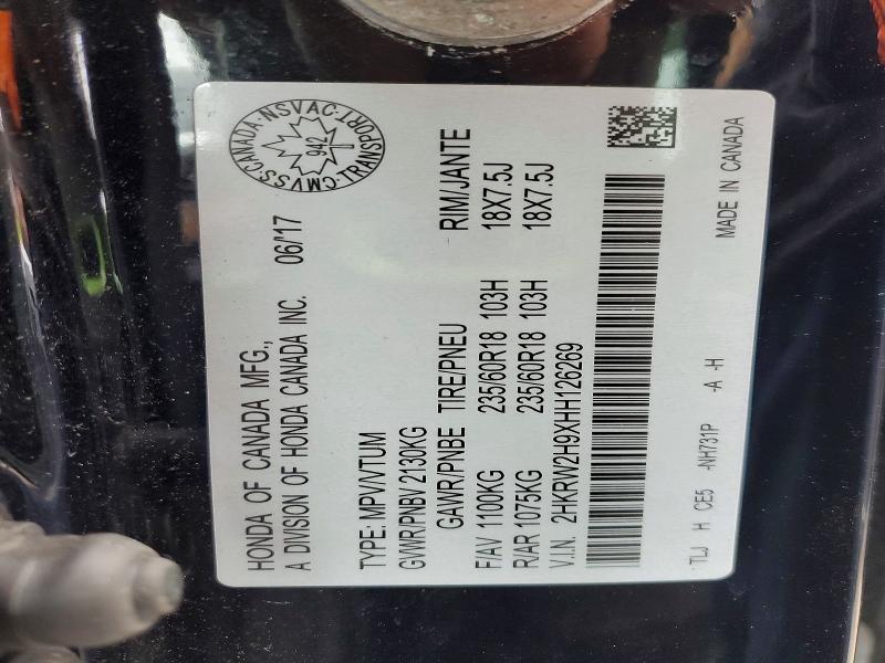 2017 Honda Cr-v Touring