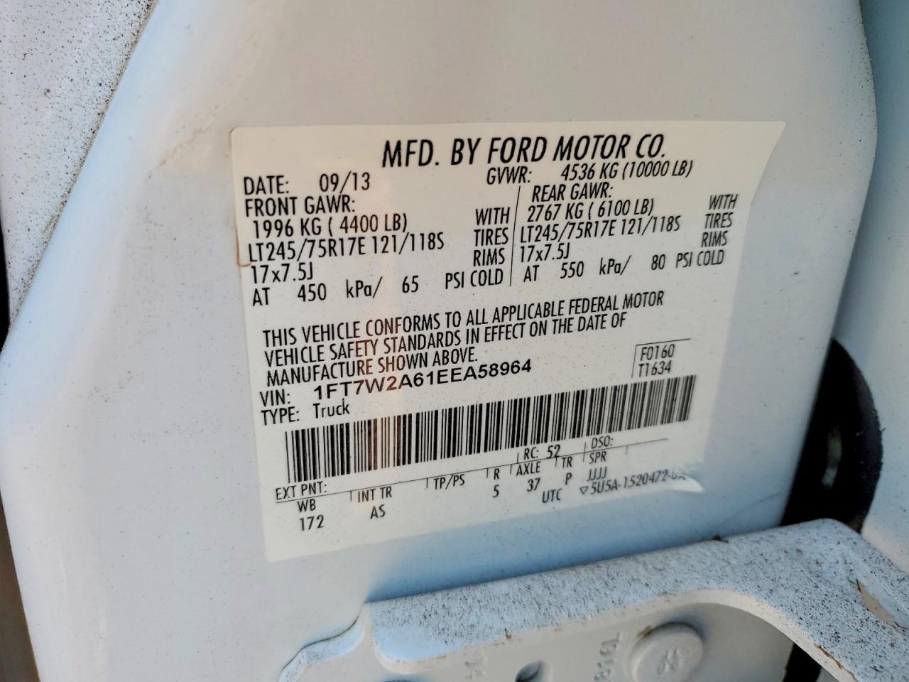 2014 Ford F250 Super Duty