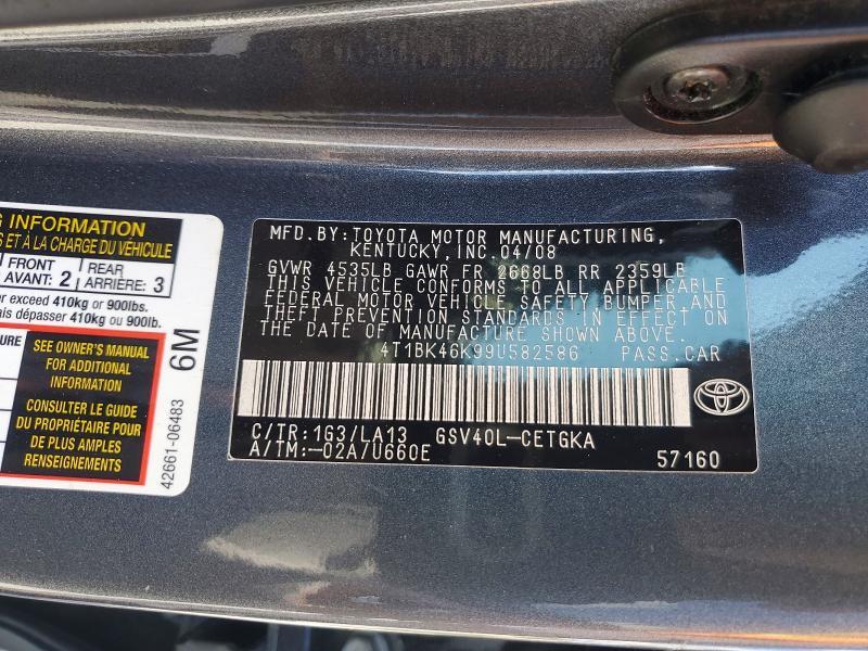 2009 Toyota Camry xle V6