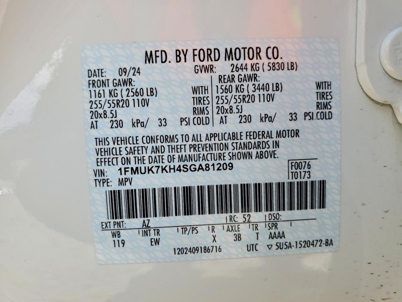2025 Ford Explorer St-line
