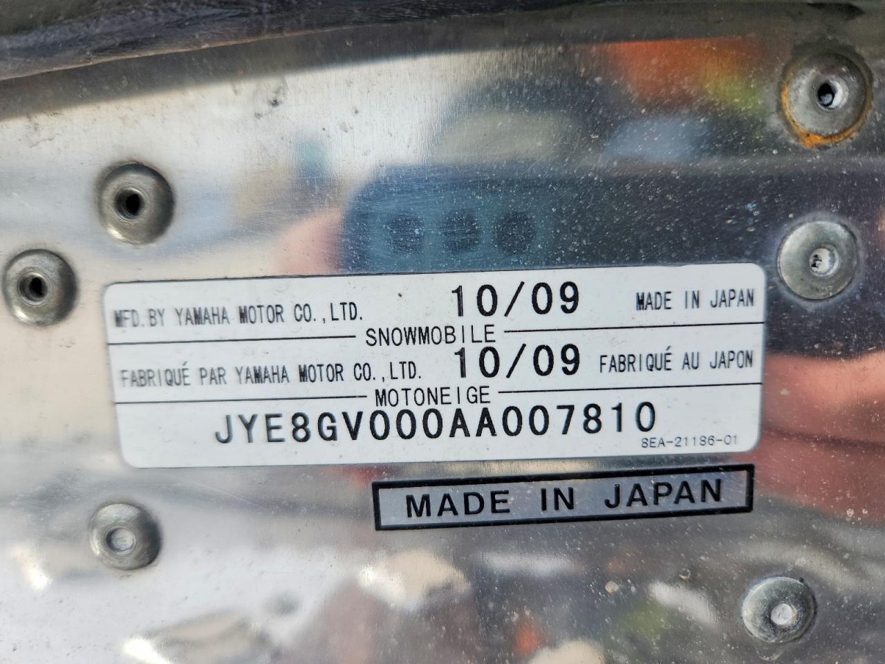 2010 Yamaha Apex LTX GT, RX10LTGTZL