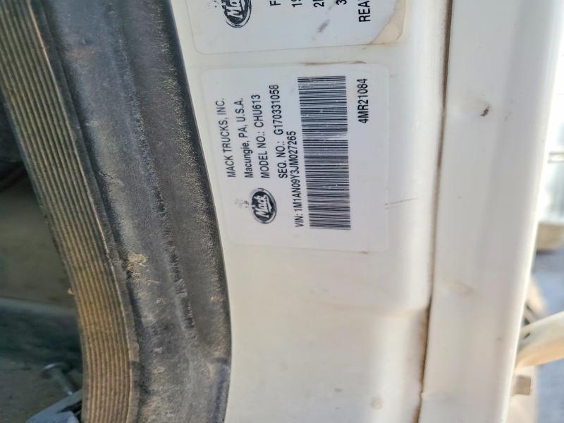 2018 Mack 600 CHU600