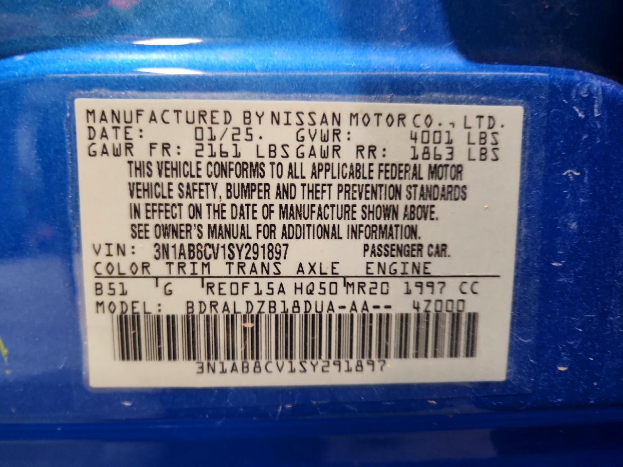 2025 Nissan Sentra sv